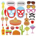 thumbnail image 1 of Fiesta divertida,26pcs partido de Photo Booth Prop divertido decoración papel Prop para Carnaval Festival Party FRCOLOR Hogar4545401, 1 of 7