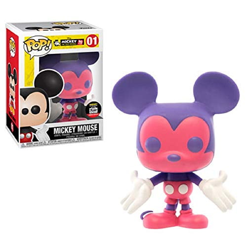 Pop Funko Disney Mickey Mouse Colorways Shop Exclusive #01 Pink/Purple - Walmart.com
