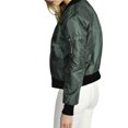 thumbnail image 2 of Chaquetas de abrigos de color sólido para mujer de otoño de moda europea (verde militar) (XL) Ndcxsfigh Para estrenar, 2 of 5