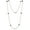 Colorname Misc: Black CZ 16 Inch, variant on 925 Sterling Silver CZ Station clear Black/Multi-16 Inch/18 Inch-lobster-claw multicolor-CZ-16 Inch Pendant Necklace for