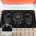 thumbnail image 3 of Gothic Boho Kitchen Mats for Floor, Moon Phase Goth Kitchen Rugs Set of 2 Carpet Area Rug, Boho Witch Witchy Halloween Kitchen Decor and Accessories Stuff, 17x30 and 17x47 Inch, Gold Black, 3 of 6