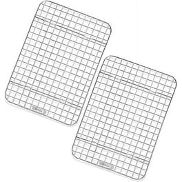 Great Credentials Heavy Duty Cooling Rack Commercial Grade Oven Safe Chrome 8x10 Inches Set of 2 Walmart