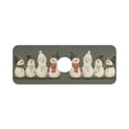 thumbnail image 7 of Yayeee Faucet Mat for Kitchen Sink 14.7" Diatomite Long Splash Guard Pad, Gray Snowmen, 7 of 7