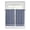Navy, variant on Tier Curtains 45 Inches Long, Farmhouse Navy Blue White Striped Window Treatment Curtain Drapes, Modern Stripes Window Half Privacy Curtains for Bedroom Bathroom, 42"x45", 2 Panels