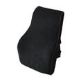 thumbnail image 3 of MERIGLARE Back Cushion Back Rest Car Seat Lightweight Breathable Support Pillow Velvet Black, 3 of 9