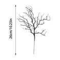 thumbnail image 2 of 10PCS 10.23Inch Black Branches Halloween Artificial Antler Dried Tree Twigs and Branches for Vases Plastic Dead Branch Stems Picks Table Centerpieces for Halloween Wedding Home Party Supplies, 2 of 6