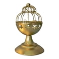 thumbnail image 4 of CEHVOM Pillar Candle For Dining Table Decorative Metal Candlestick Holders Star Hollow-Out, 4 of 6