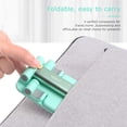 thumbnail image 2 of MENKEY Phone Stand for Desk, Foldable Portable Adjustable Tablet Cell Phone Holder Charging Dock Cellphone Holder Office, Sturdy Mobile Stand Hand Metal Desktop iPhone Stand Women(Green), 2 of 5