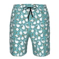 thumbnail image 4 of Yiaed Cartoon Funny Goose Print Men's Swim Trunks with Lining Quick Dry Sports Shorts Beach Shorts Boardshorts-Large, 4 of 5