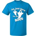 thumbnail image 2 of OXI T-Shirt - I'm Just Here For The Boos, Basic Casual T-Shirt for Men's and Women Fleece T-Shirt Short Sleeve - Sapphire Large, 2 of 3
