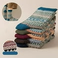 thumbnail image 2 of Lttoisl® Men Thick Socks Ethnic Retro Style High Quality Winter Warm Breathable Sock R4M0, 2 of 6