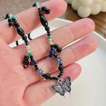 thumbnail image 4 of Butterfly Charm Necklace With Beads For Lady Elegant Chinese Style Butterfly, 4 of 5