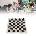 thumbnail image 3 of Chess Board Games, 2.6in King Height Chess Checkers Set Portable  For Travel Black White Board, 3 of 8