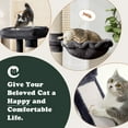 Amolife 36 Inch Cat Tower MultiLevel Cat Tree with Scratching Posts