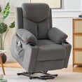 thumbnail image 5 of Power Lift Recliner Chair for Elderly with Massage, Electric Lift Chair with Remote, Side Pockets, USB & Type-C Ports(DarkGray), 5 of 8