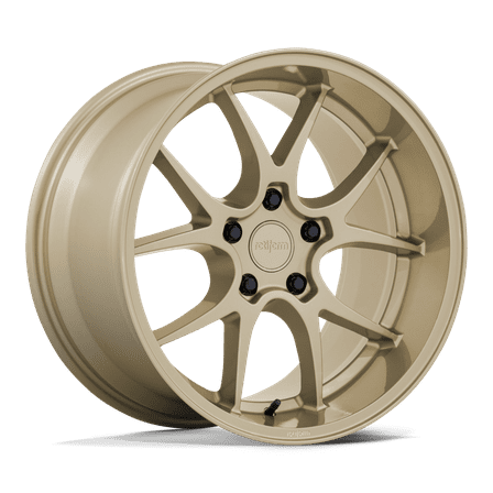 18x8.5 Rotiform RC207 LTN-J Gloss Gold Wheel 5x4.5 (35mm)
