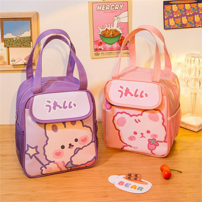 Promotional Children's Cartoon Anime Double Decker Lunchbox Insulation  Cooler Bag with Drink for Kids Girls Cartoon Lunch Box - China Outdoor Bag  and Carry Bag price
