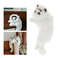 thumbnail image 1 of Juguetes de peluche, muñecos de , juguetes de peluche, almohada suave pa mascotas, 30 cm, simulación de gato, modelo de animal, decoraciones Negro a la derecha Colco muñeca de gato para niños, 1 of 8