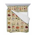 thumbnail image 7 of Quilts Full Size Bedding Set, Retro Pastoral Floral Lightweight Quilted Comforter, Boho Wildflower Botanical Rose Daisy Soft Reversible Bedspread Coverlet with Pillow Covers for All Season, 78" x 90", 7 of 7