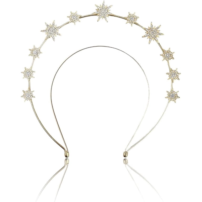 Gold Star Headpiece Stars Sun Goddess Headband Halo Alloy  display picture 3