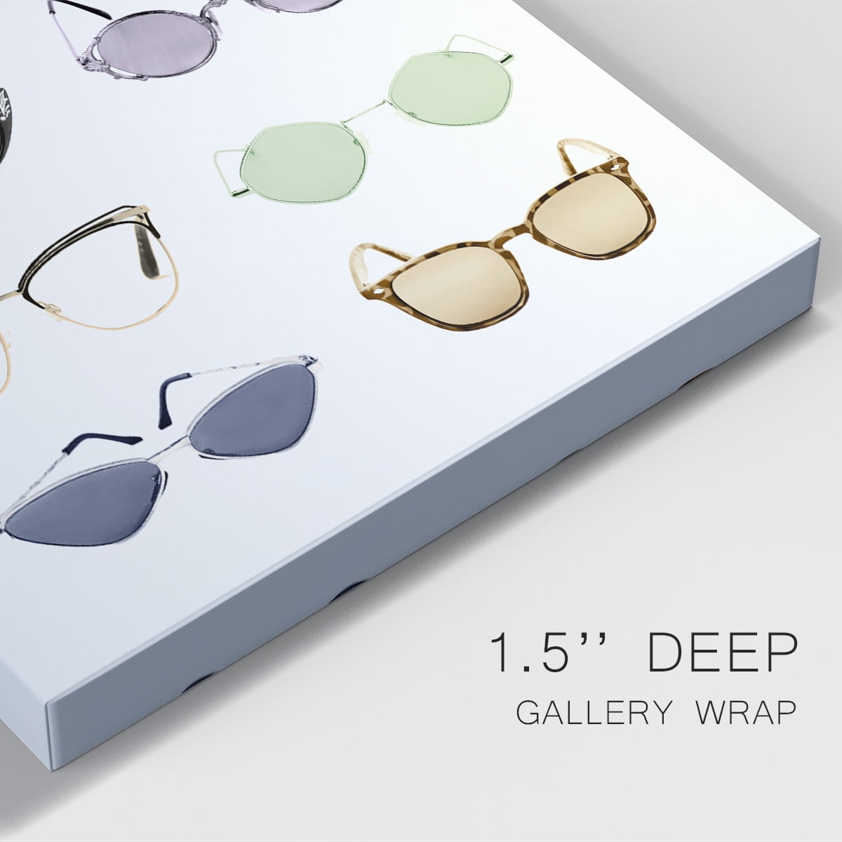 Vintage Glasses I Premium Gallery Wrapped Canvas - Ready to Hang