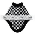 thumbnail image 3 of Fewfanhot Faux Fur Trim Plaid Print Poncho Cape, Thick Warm Fleece Lined Wrap Shrug Coat for Women Fall Winter, 3 of 5