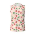 thumbnail image 6 of Picia Strawberry And Flowers mens Cotton Tank Undershirts , Moisture-wicking Ribbed Tanks, Lightweight Cotton Tank Undershirts-X-Large, 6 of 8
