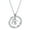 B, variant on Initial Necklace for Women Stainless Steel A to Z Letter Pendant Charm with Chain Silver J