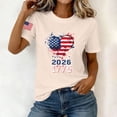 thumbnail image 6 of Afelkas 250th Anniversary Shirt for Women 4th of July Shirt Celebrate 250 Years 1776-2026 250th Birthday of America Patriotic Tee 250 Merchandise Crewneck Short Sleeve Top, 6 of 6