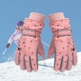 thumbnail image 2 of Fridja Kids Waterproof Winter Gloves Warm Snow Gloves Boys Girls Ski Gloves Toddler Mittens Windproof 6-12 Years Old, 2 of 8