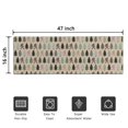 thumbnail image 5 of Beige Bigfoot and Pine Tree Pattern Door Rugs,Washable Non Slip Door Mats Indoor,Decorative Door Mats,Entry Mat Indoor for Entrance,Bedroom,Kitchen,Bathroom,16"x47", 5 of 6