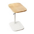 thumbnail image 1 of kowaku Bureau de Chevet pour Ordinateur Portable Base Stable Dessus Relevable Table d'Appoint Design Minimaliste Table en C Réglable pour Chambre, 1 of 10