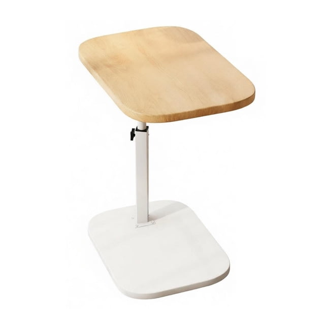 kowaku Bureau de Chevet pour Ordinateur Portable Base Stable Dessus Relevable Table d'Appoint Design Minimaliste Table en C Réglable pour Chambre
