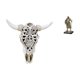 thumbnail image 1 of Escultura de cabeza de toro tribal para colgar en la pared, estatua de caballero europeo, figura decorativa creativa para oficina, , dorm, 1 of 8