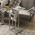 thumbnail image 4 of Home Square 2 USB Charging Ports End Tables in Gray - Set of 2, 4 of 8