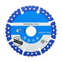 Indestructible Alloy Steel Cutting Disc for Angle Grinder Multi-Material Metal Wood Cutting(Blue,F)