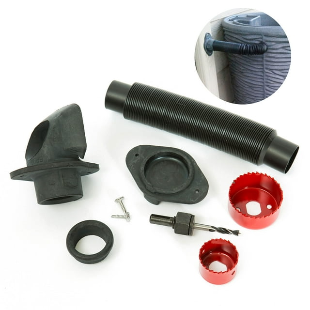 Good Ideas Trousse Flexible de Déviateur Rain Wizard pour Descentes Standard 2x3 et 3x4 Pouces