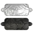 thumbnail image 2 of Oliegs Heated Blanket 360​​ All Weather Sun And Ice Shield All Season Sun And Ice Shield Flip Up Windshield Protector For Any Car Heat And With Panel Chocolate, 2 of 4