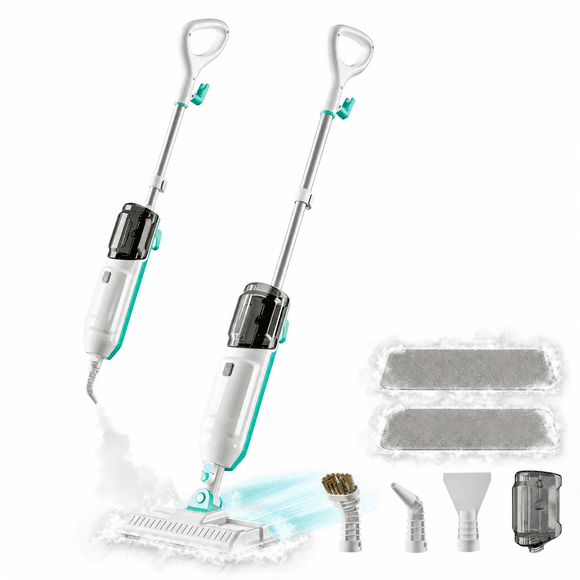 PrettyCare Steam Mop 10 in 1 Floor Cleaning, Detachable Steam Mop for Tile and Hardwood, Handheld Domestic Steam Cleaner SM01