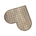 thumbnail image 2 of Clearance! Boovnll Bathroom Rugs, 24x24" Heart Shape Absorbent Soft Memory Foam Diatomite Bath Mat, Non-Slip Quickly Dry Comfortable Thicken for Bathroom, Kitchen, Floor, Pool, Bath Mats for Bathroom, 2 of 6