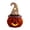 Multicolor C, variant on Halloween Ceramic Witch Hat Light Up Figurine LED Night Light Glowing Pumpkin Tabletop Decor Fall Thanksgiving