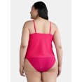 thumbnail image 5 of Time and Tru Women's and Women's Plus Tiered Ruffle Tankini Top, Sizes S-3X, 5 of 5