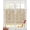 Brown, variant on Vintage Botanical Sheer Curtains 54 Inch Length 2 Panels Set for Living Room/Bedroom, Country Herbs Leaves Plants Flowers Brown Kitchen Curtains Grommet Curtains Window Treatments 42"x54"x2
