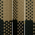 thumbnail image 4 of Red Lantern 6 ft. Tall Woven Fiber Folding Screen - Olive and Black - 6 Panel, 4 of 4