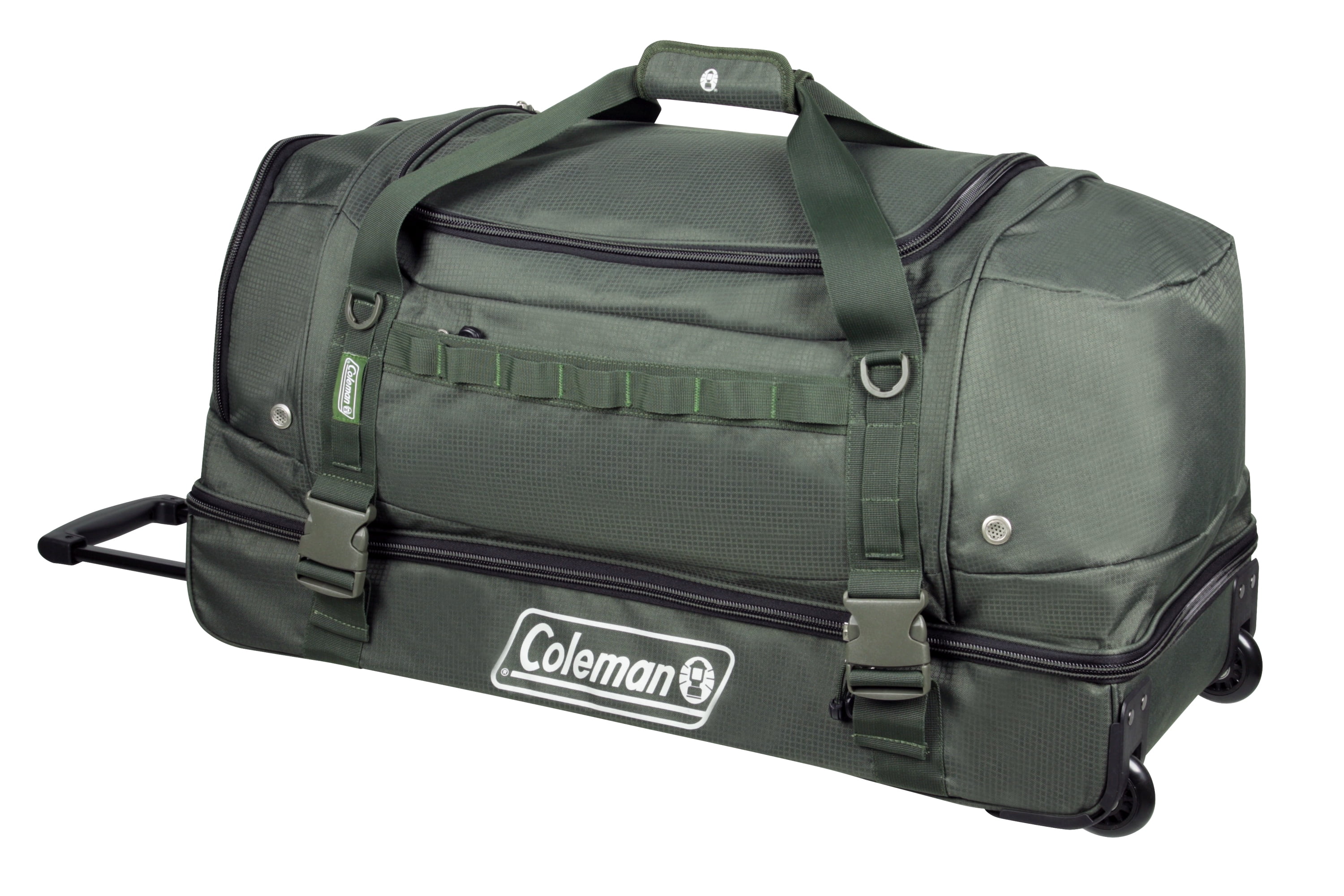 Coleman - Coleman 30 Rolling Drop Bottom Duffel Bag, Green - nrd.kbic-nsn.gov