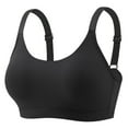thumbnail image 4 of Everyday Bras for Women Womens Compression Sports Bra The Running Girl Sports Bra Lift Bras for Women Push up Women Bra Strapless Sports Bra Padded 36c Bras for Women Push up Low Back Bras Black 34, 4 of 4