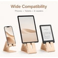 thumbnail image 4 of Cell Phone Desk Stand Holder, 1-Pack Aluminum Desktop Stand for Compatible Smartphones and Tablets, TIKA, 4 of 7