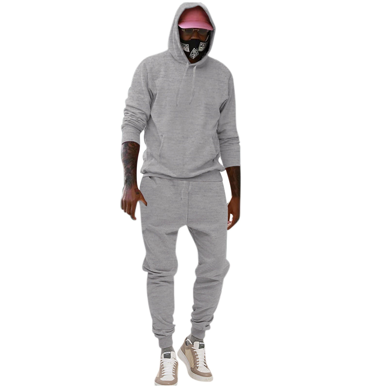 Birdeem Mens Hooded Flannel Shirthooded and Flannel Hoodie Set