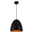 thumbnail image 3 of Living District Circa Collection Pendant D9.5in H10.5in Lt-1 Black Finish (LDPD2036), 3 of 5