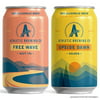 Craft Non-Alcoholic - Mix 12-Pack - Upside Golden And Free Wave Hazy IPA - Low-Calorie, Award Winning - All Natural Ingredients For Great Tasting Drink - 12 Fl Oz Ca